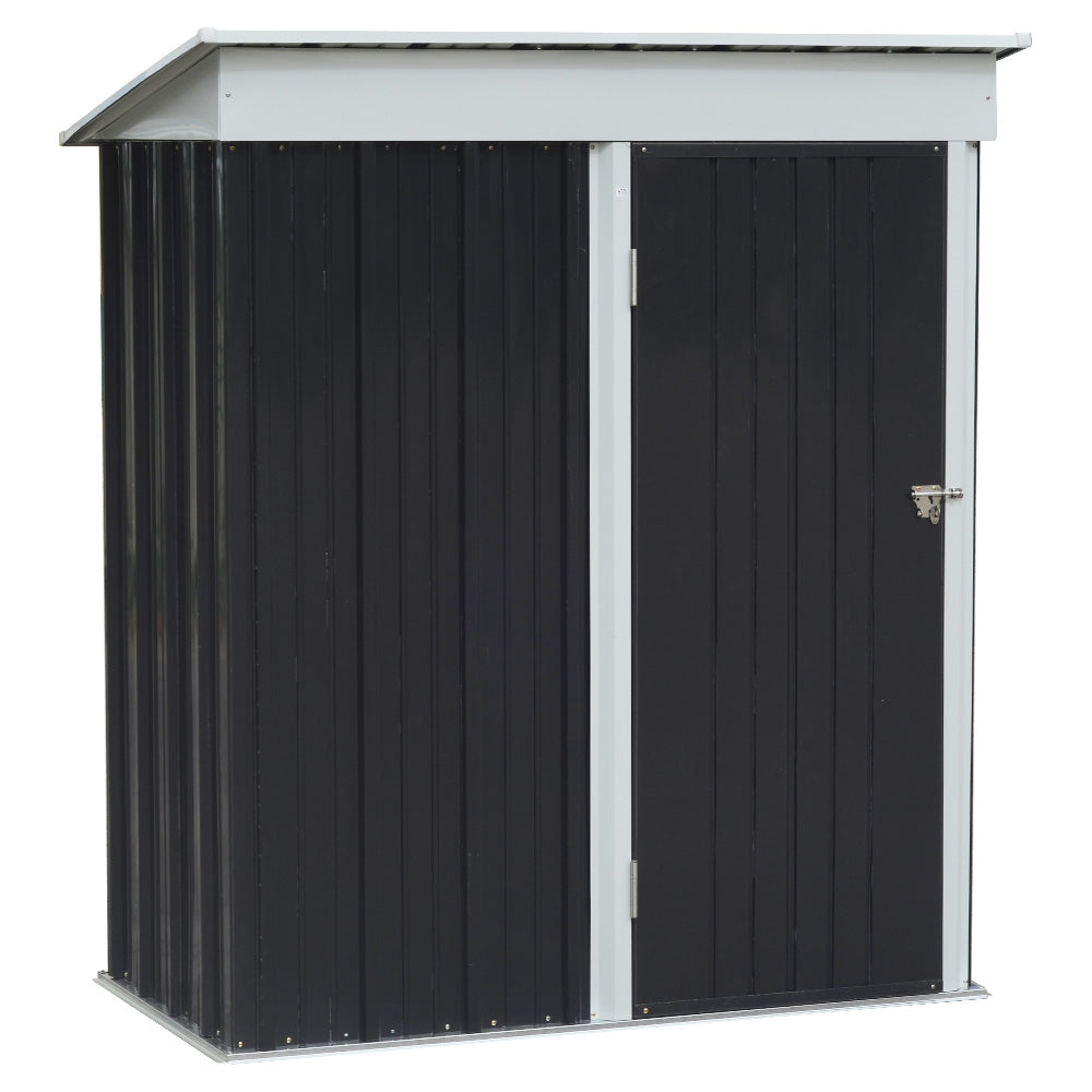 3x5ft Storage Shed With Shelves Durable Waterproof