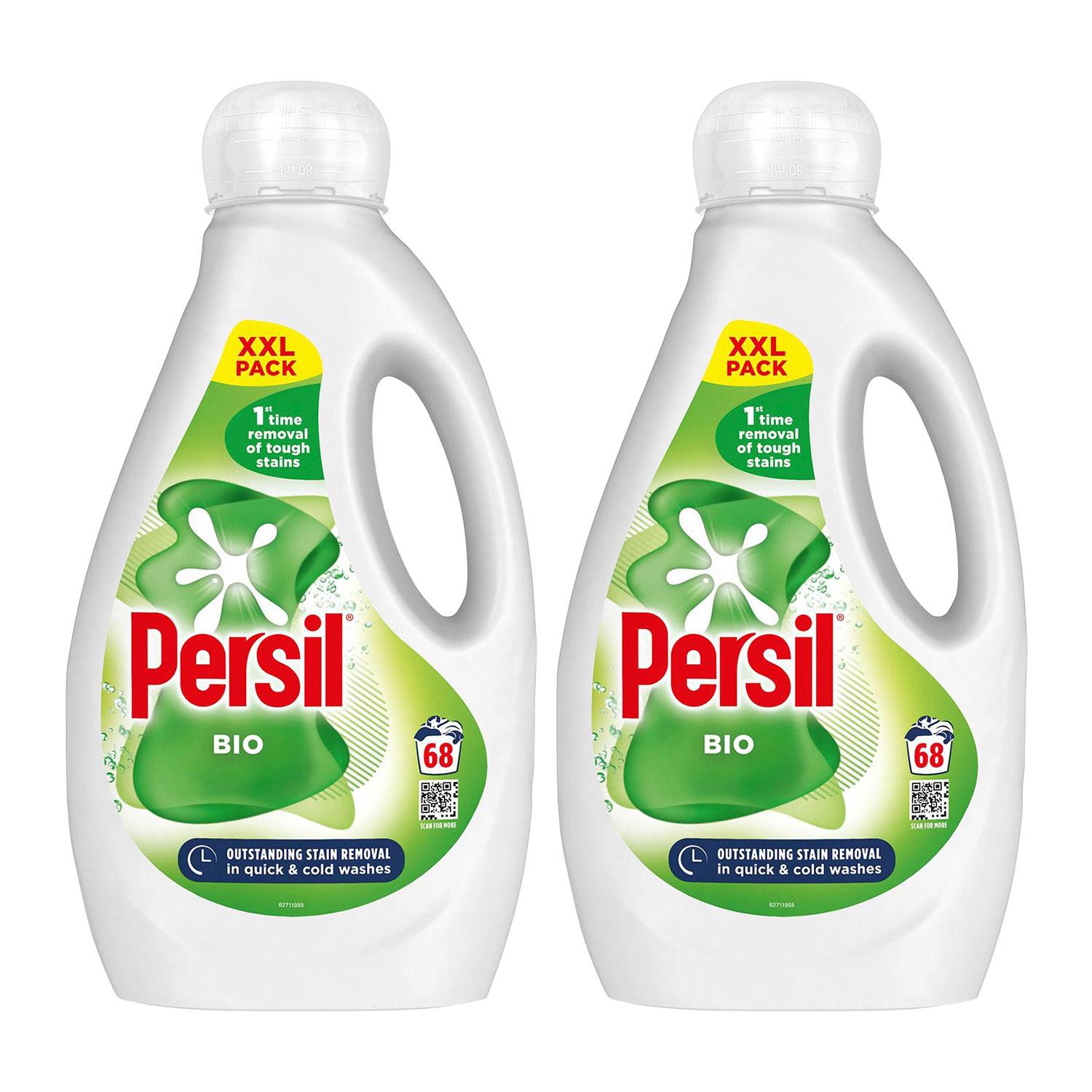 Xxl Washing Liquid Detergent Bio Stain Removal 68 Washes 1.836L | Set of 2