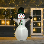 6.5ft Inflatable Snowman Xmas Airblown Holiday Decoration
