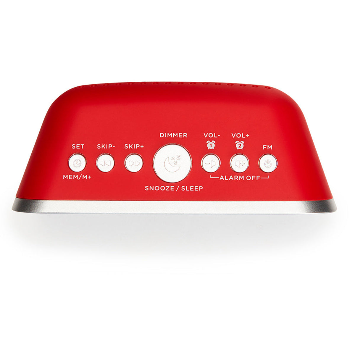 Cru-19 Digital Dual Alarm Clock | Red