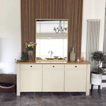 Aimi - Gold Metal Rectangle Window Mirror - 95cm X 120cm.