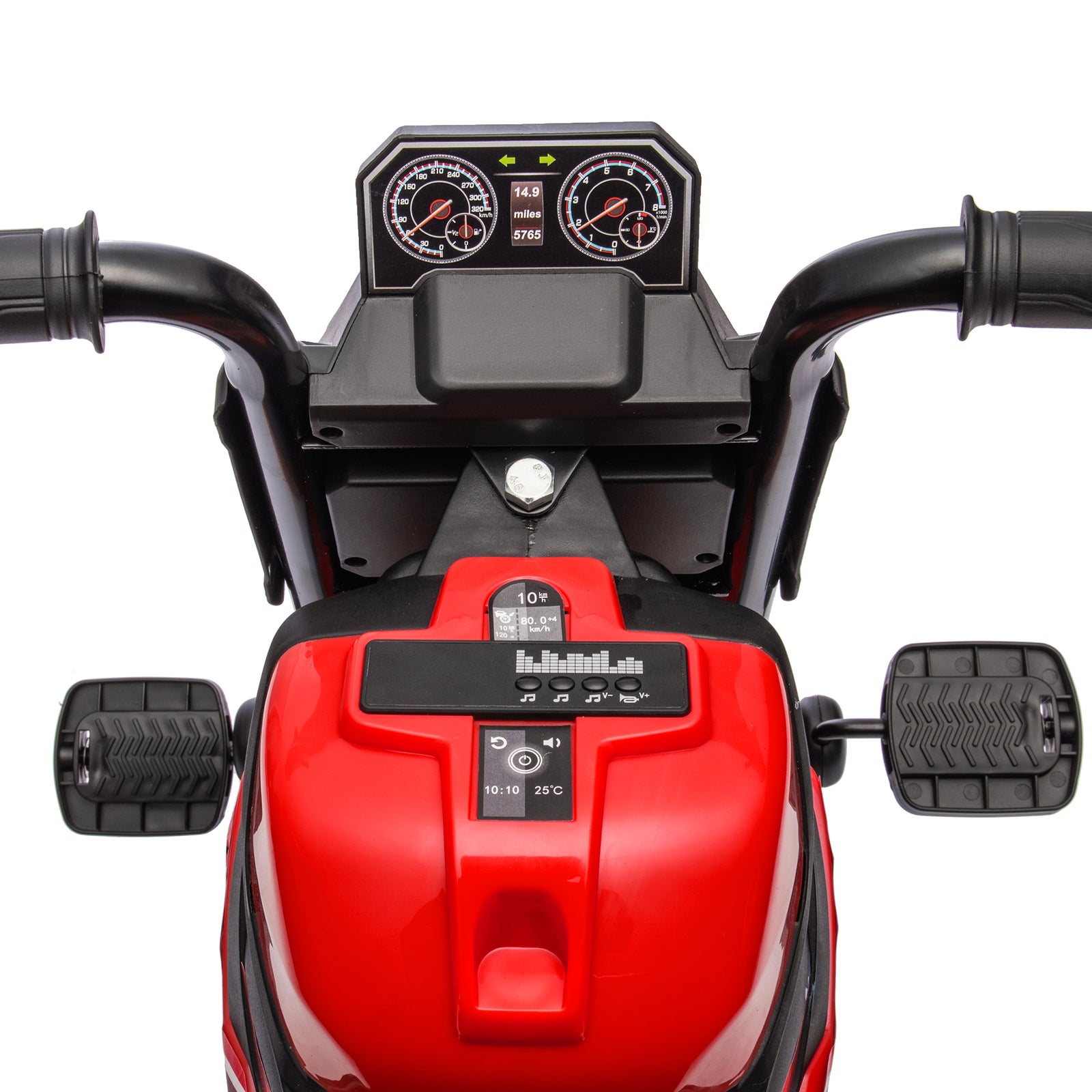 3 In 1 Baby Trike With Headlights, Music, Horn | Red