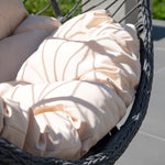 Lynton Garden Hanging Egg Chair | Cream