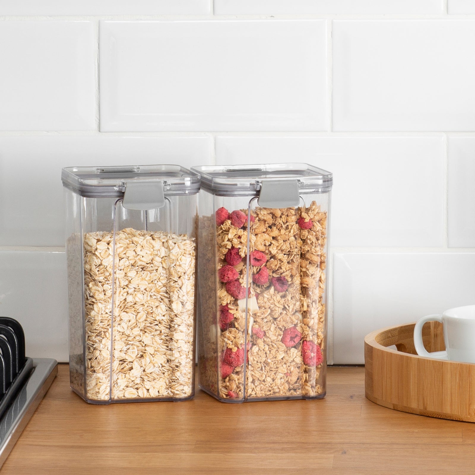 Airtight Pantry Tall Containers - Set Of 2