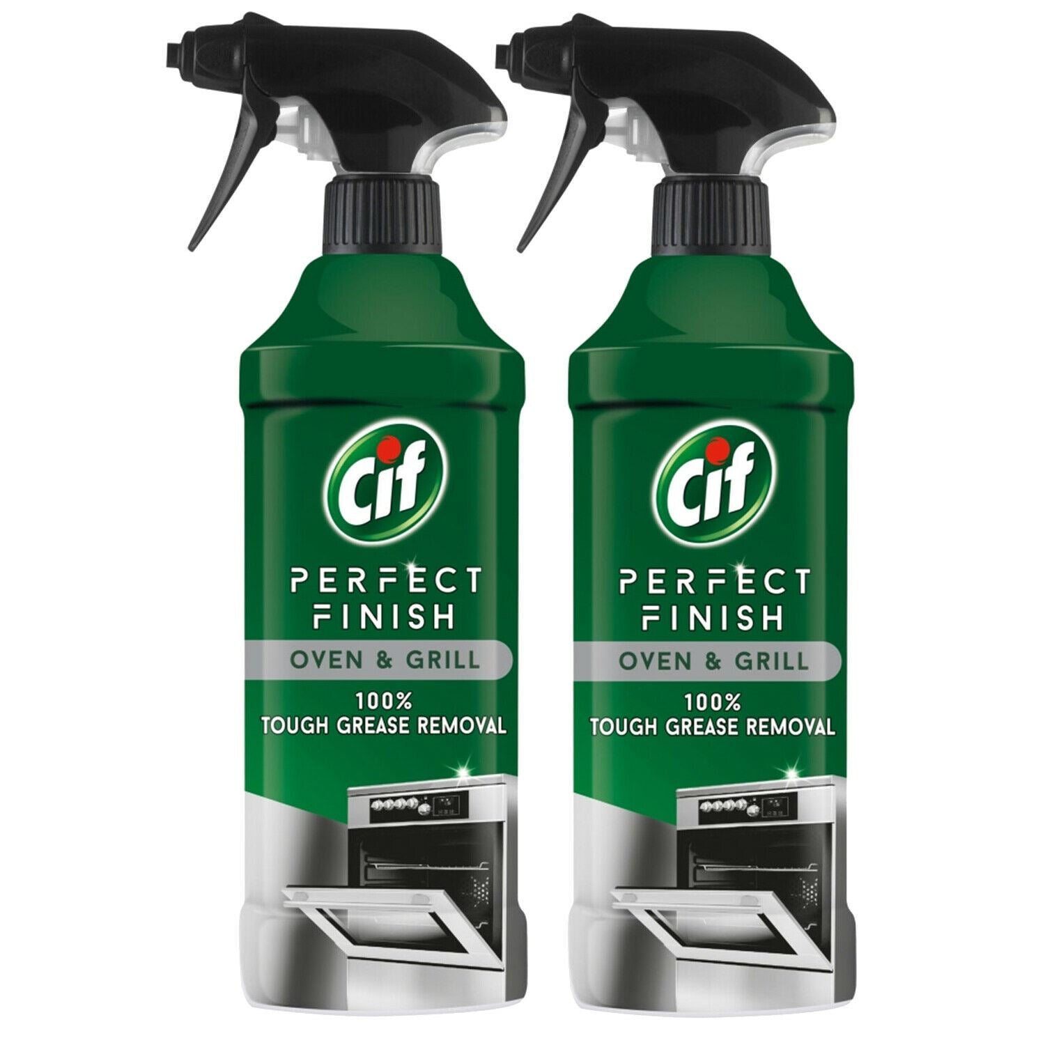 Perfect Finish Oven & Grill 100% Grease Removal Spray 435ml, 2pk