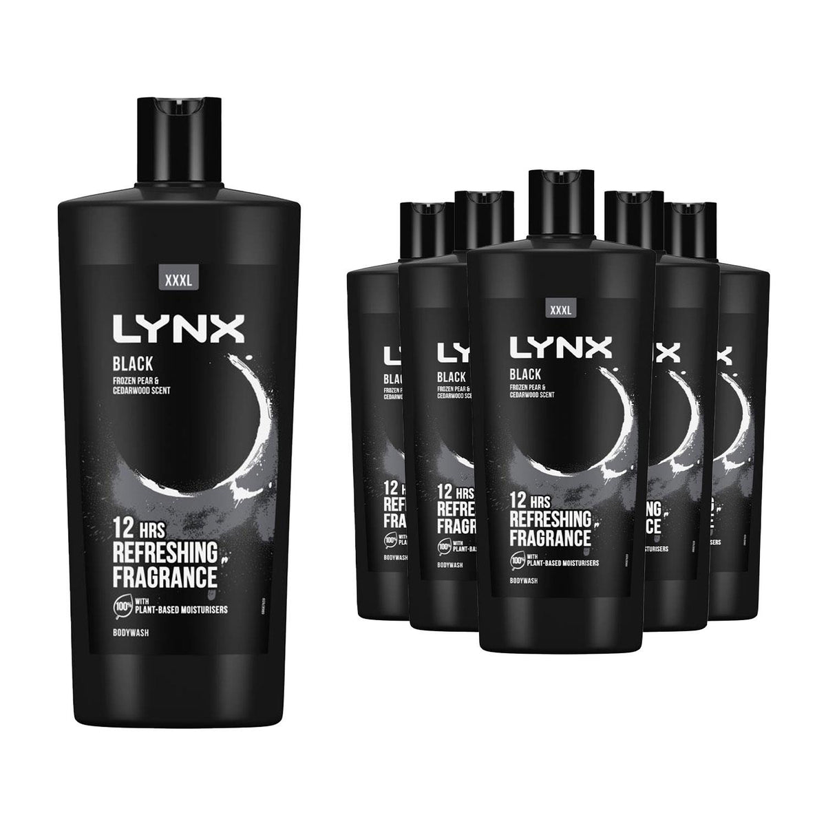 Black Shower Gel With Frozen Pear & Cedarwood Hd Fragrance, 700ml | Set of 12