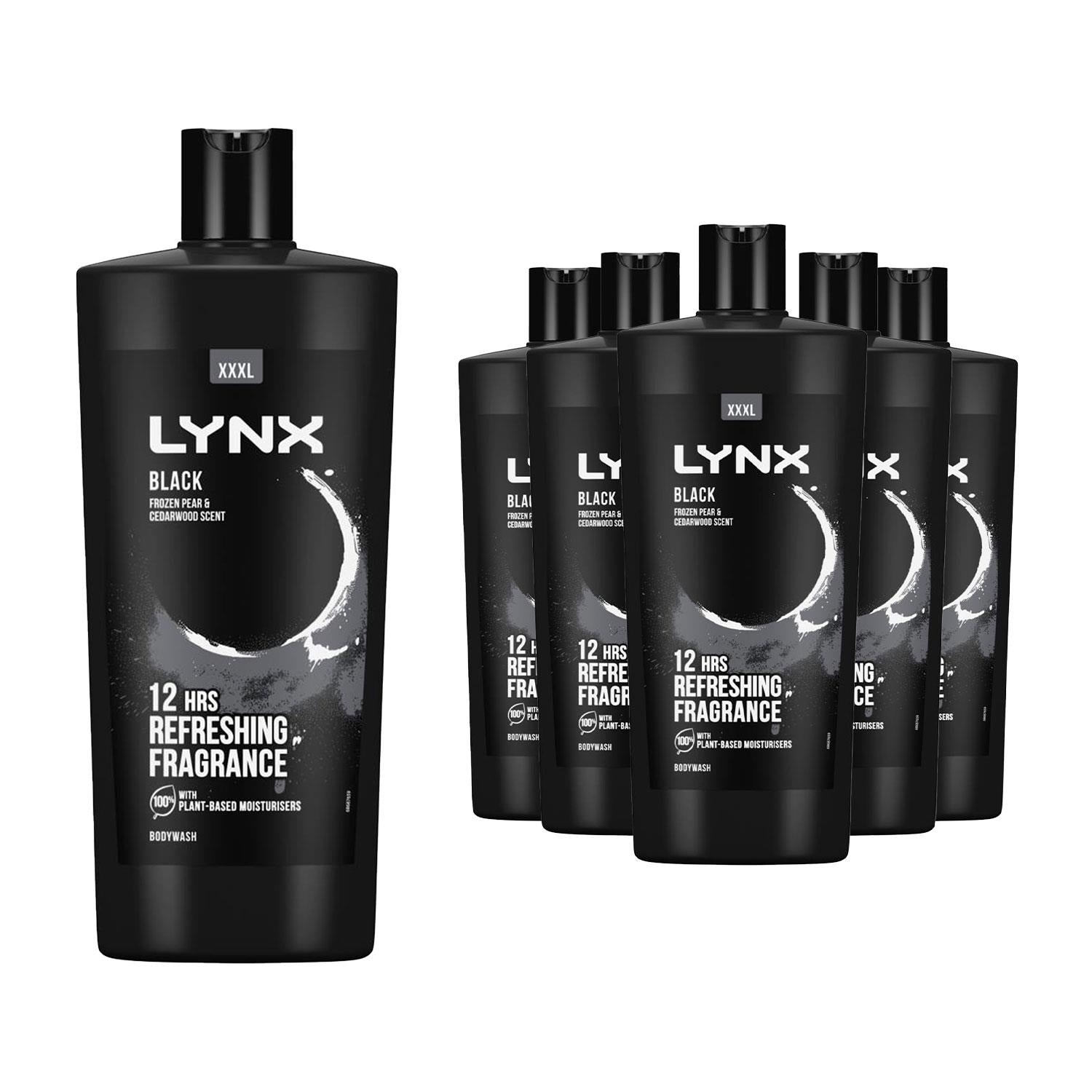 Black Shower Gel With Frozen Pear & Cedarwood Hd Fragrance, 700ml | Set-of-12