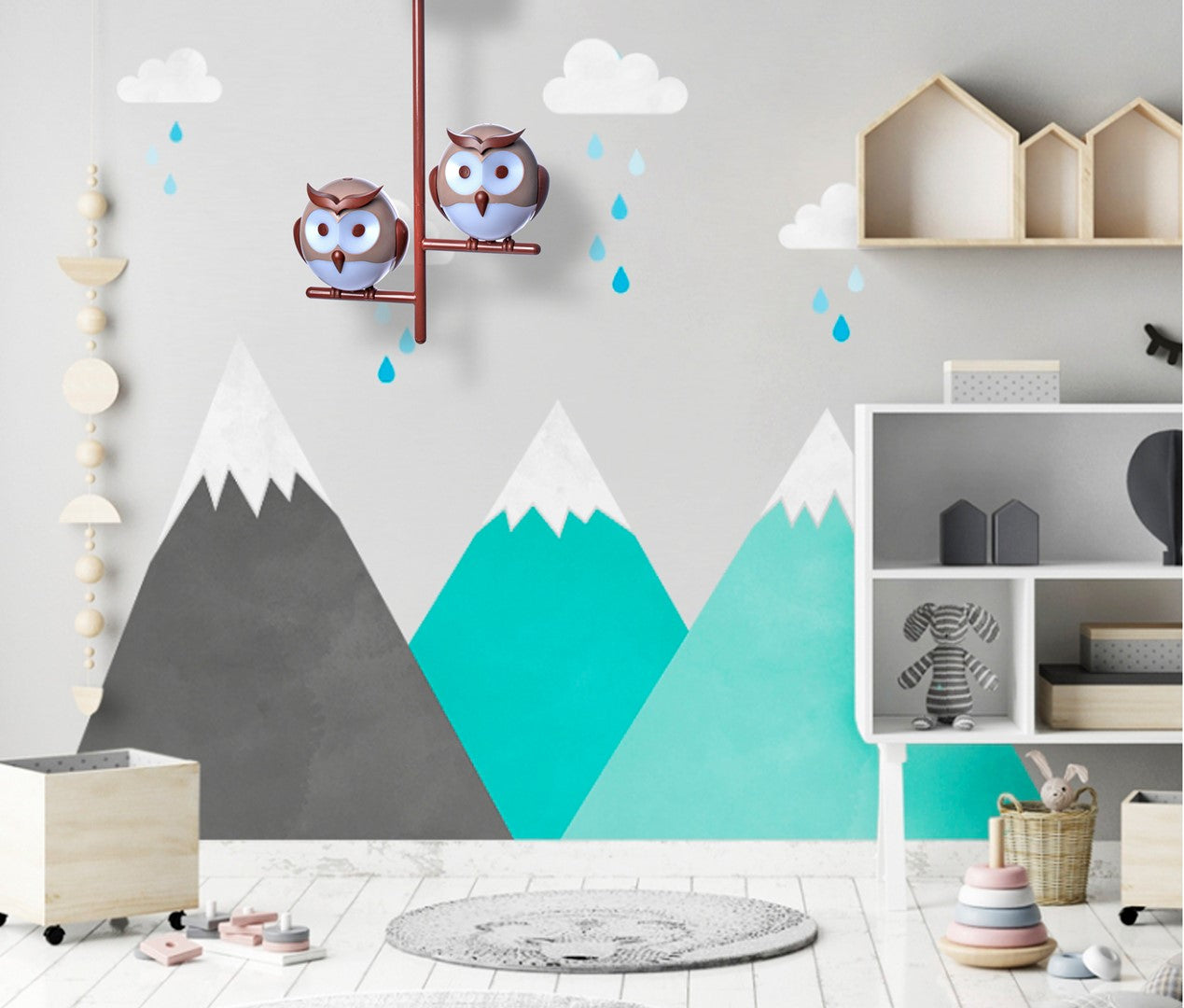 Owl Ceiling Lamp 2xg9 Part Of The Nature Themed Childrens Range Great For Bedroom Nursery Or Playhouse Safe And Comforting