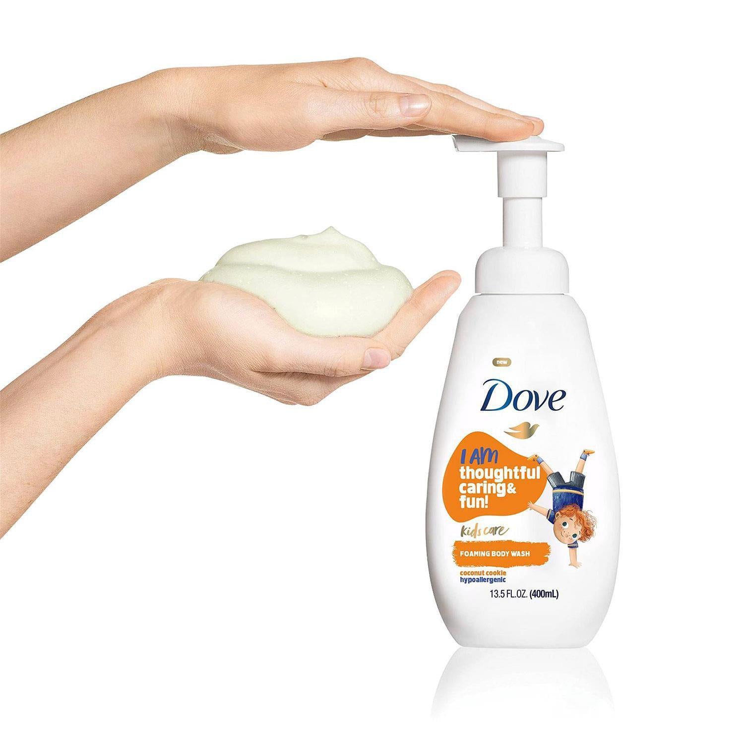 Care Hypoallergenic Skin Care Foaming Body Wash Coco Cookie 400ml, 6pk