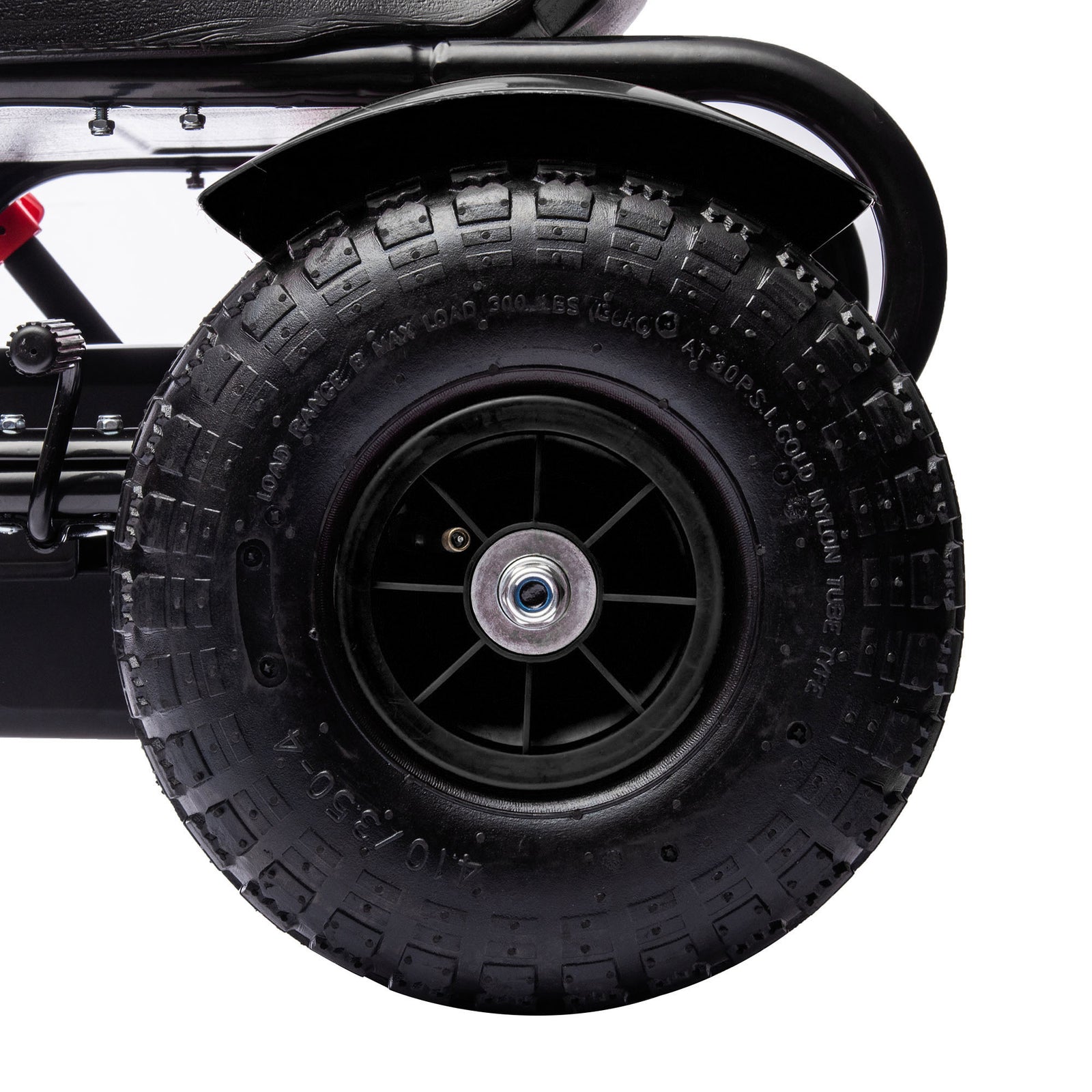 Pedal Go Kart W/inflatable Tyres, Handbrake | Black