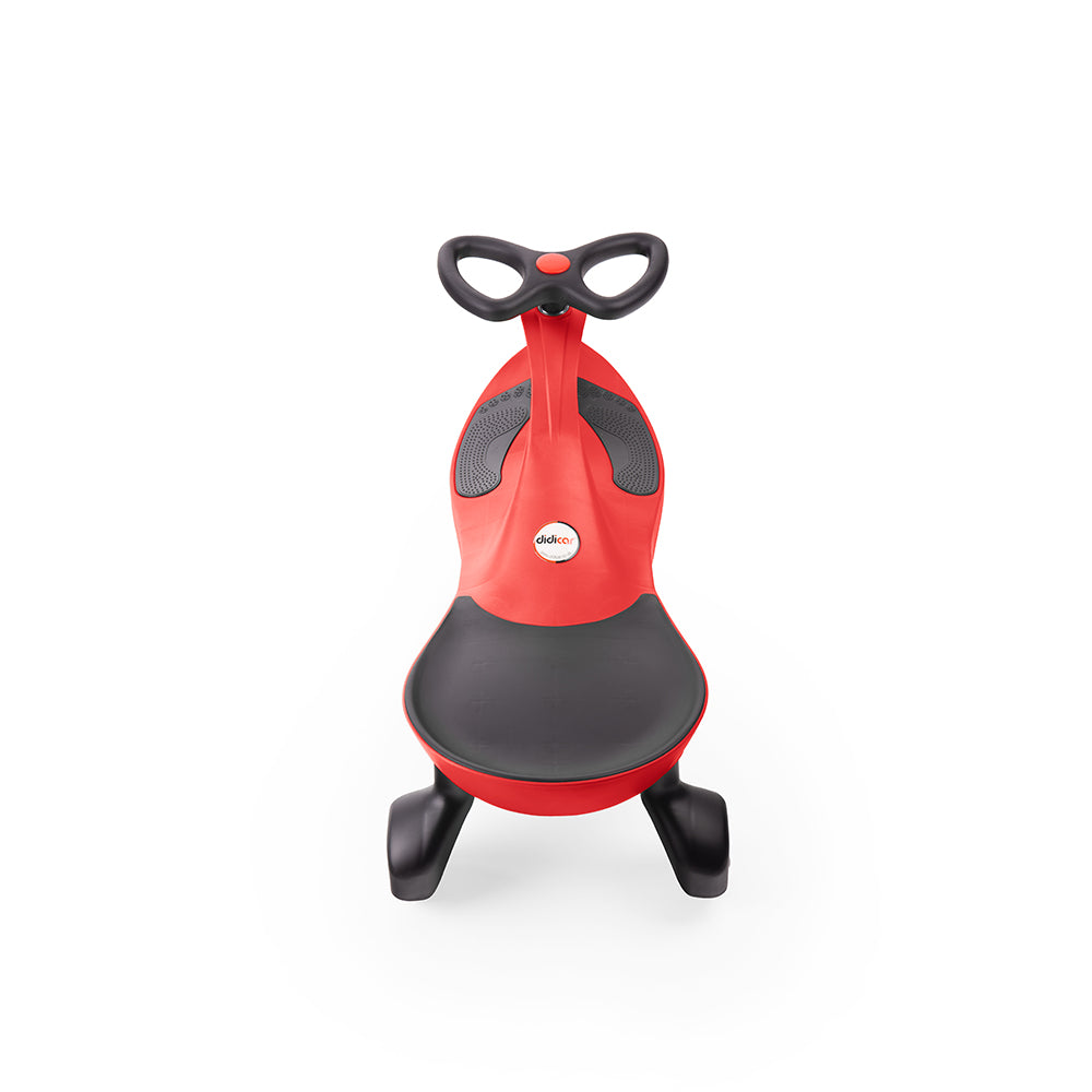 Unique Self Propelled Kids Ride On Toy, Wiggle Car - Red