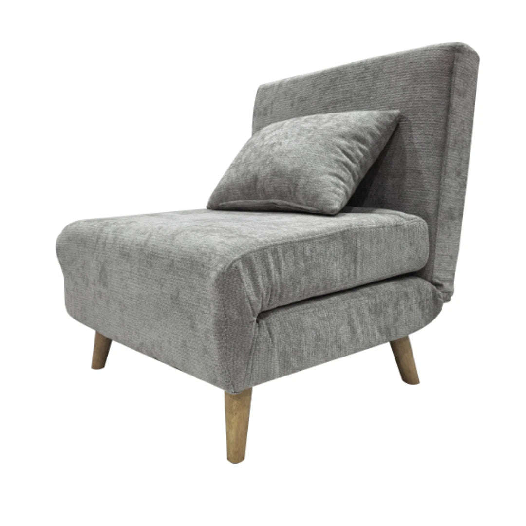 Joel Uno Single Chair Sofa Bed | One Size | Grey
