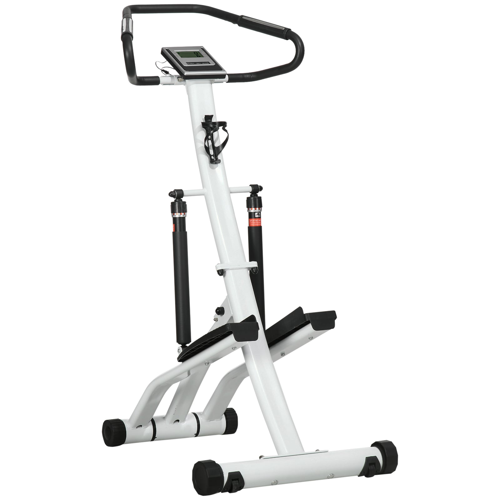 Stepper Machine With 12-level Hydraulic Resistance, Lcd Monitor