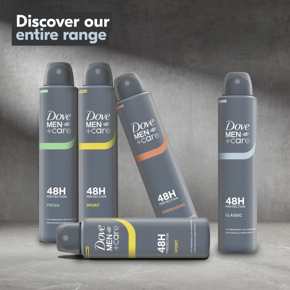 Anti-perspirant Deodorant Classic, 48h Sweat Protection 6x200ml