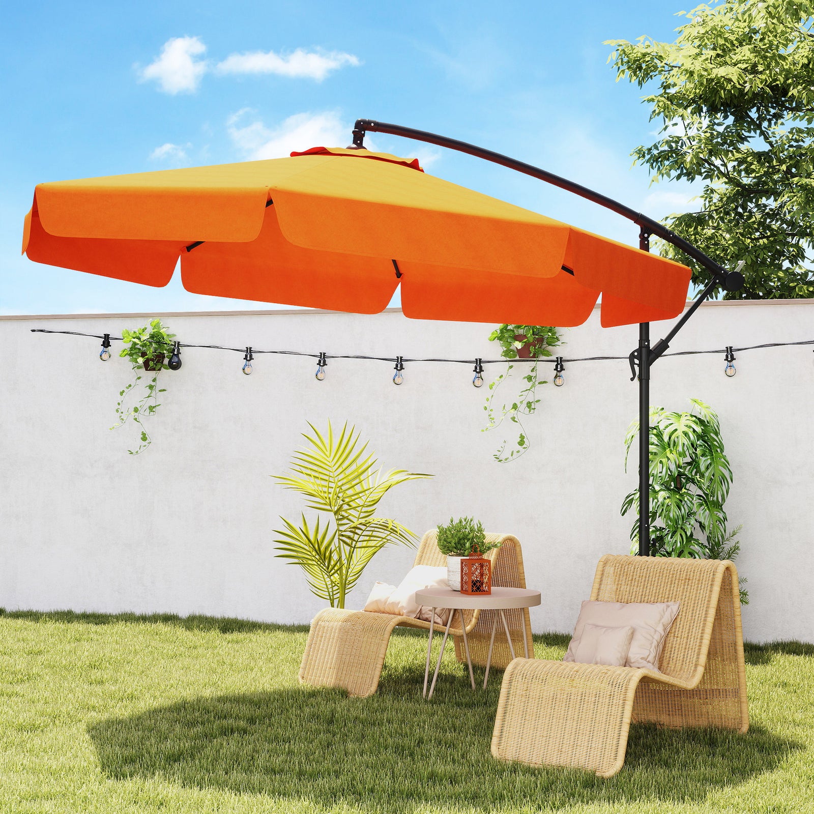 2.7m Banana Parasol, Cantilever Umbrella
