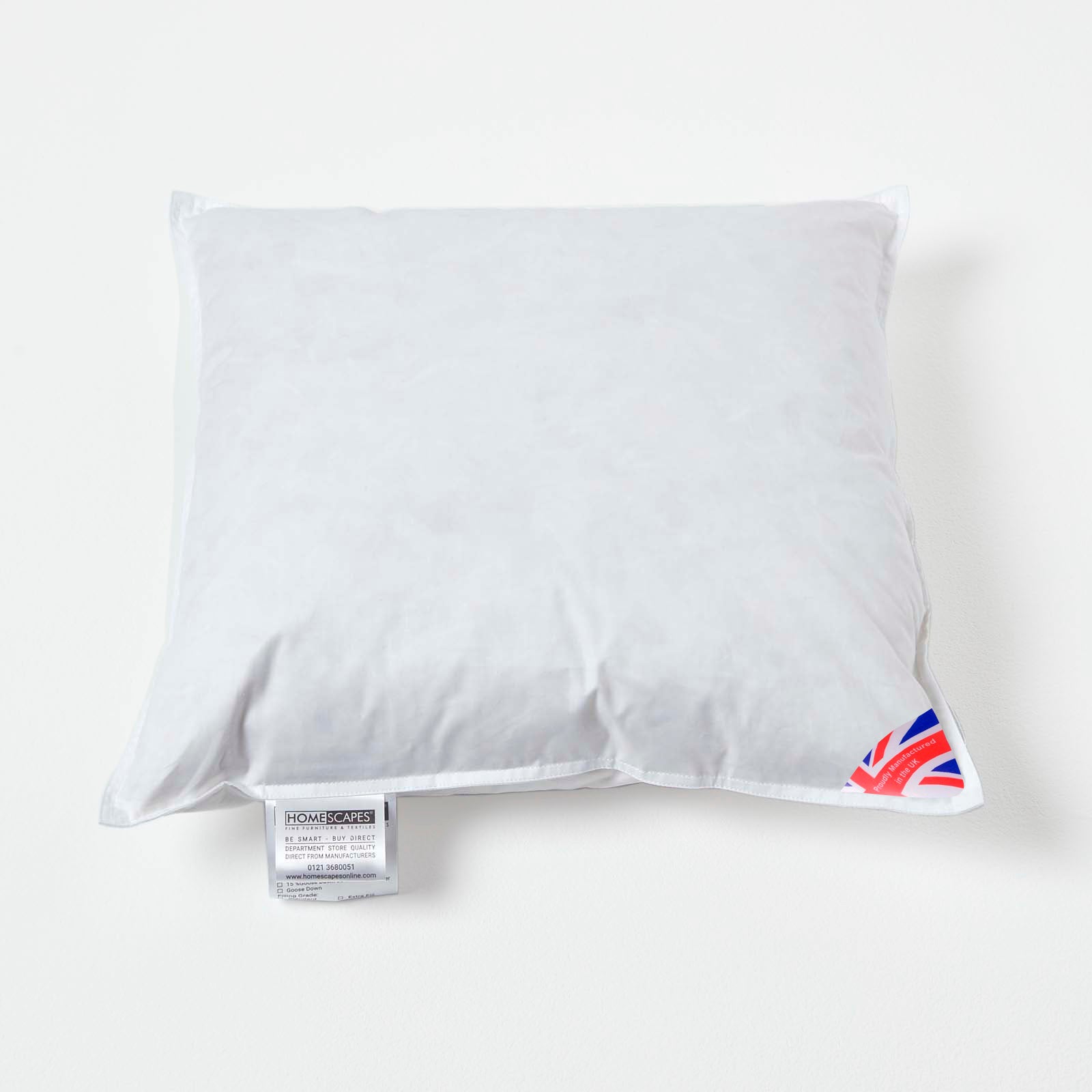 Duck Feather Cushion Pad | 45cm x 45cm | White