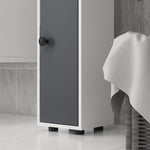 Slim Bathroom Cabinet, Toilet Roll Storage W/ Open Shelves | One Size