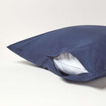 Continental Egyptian Cotton Pillowcase 200 Tc | 80cm x 80cm | Navy Blue