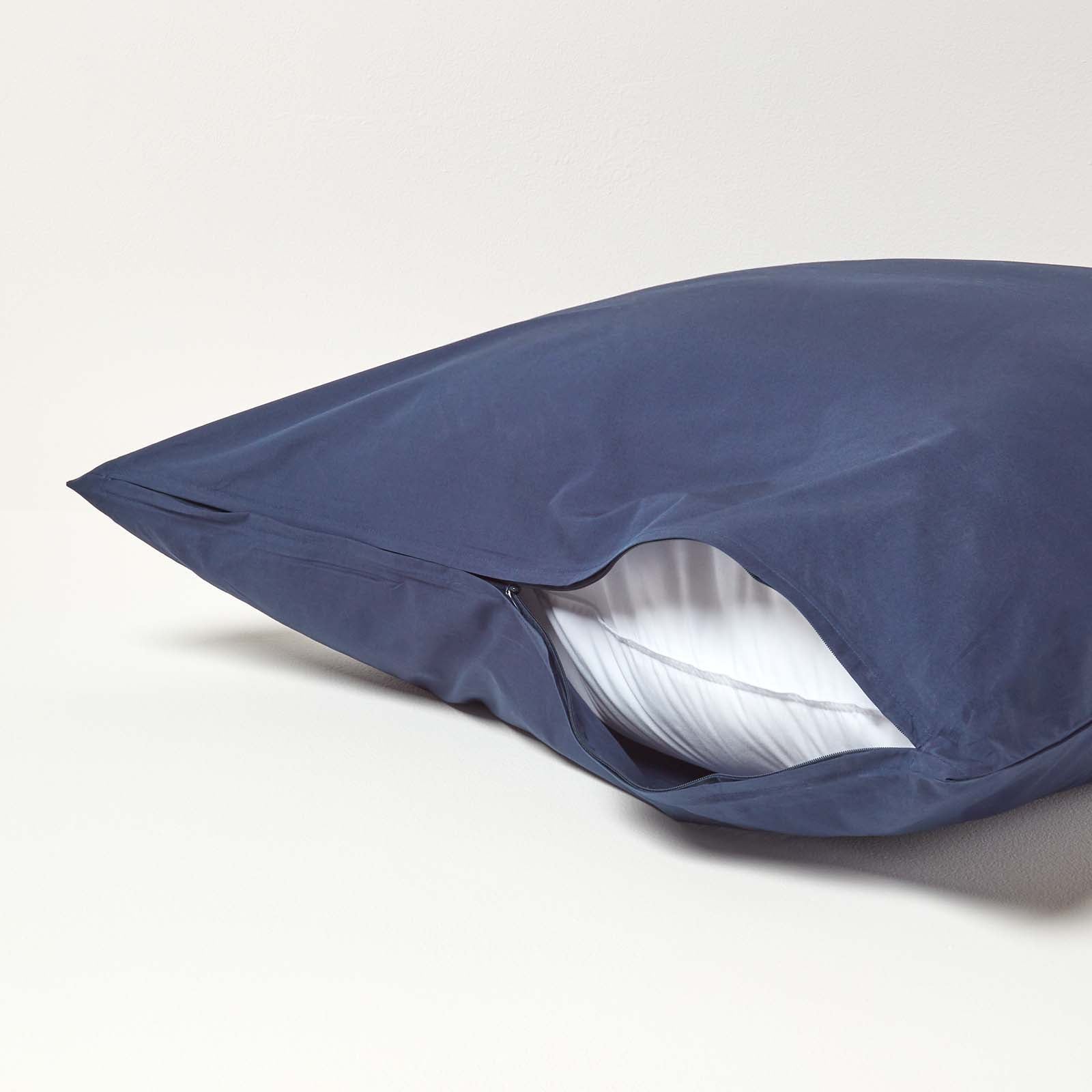 Continental Egyptian Cotton Pillowcase 200 Tc | 80cm x 80cm | Navy Blue