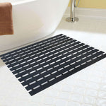 Non-slip Pvc Duckboard Shower Mat  - 61cm X 43cm | Black