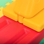 Kids Seesaw Safe Teeter Totter 2 Seats With Easy-grip Handles Multicolor