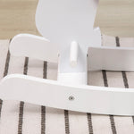 Kids Ride-on Toy Rocking Horse W/ Handlebar, Foot Pedal - Pink