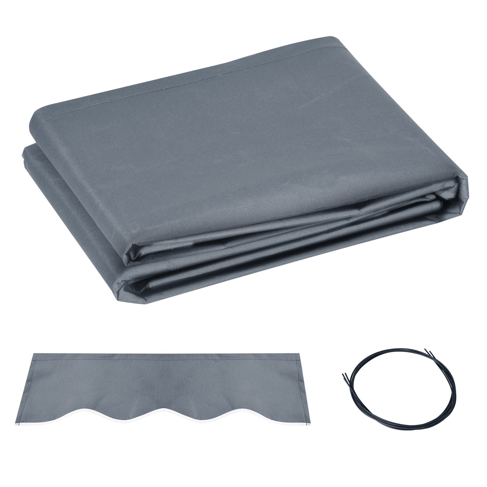 Replacement Canopy For 3 X 2.5 M Awning (Fabric Only) | Gray