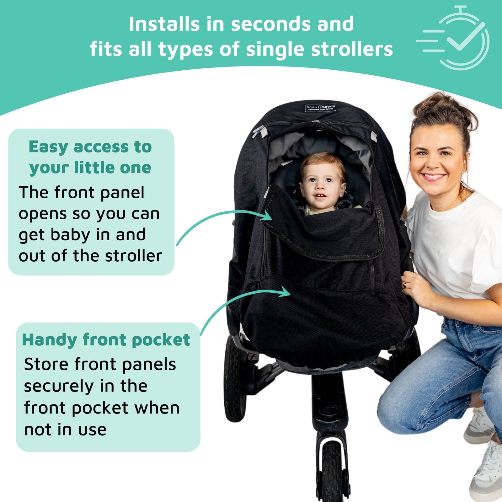 Plus Extra Pram Or Stoller Shade