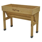 Raised Wooden Planter -Small Wall Hugger | Natural