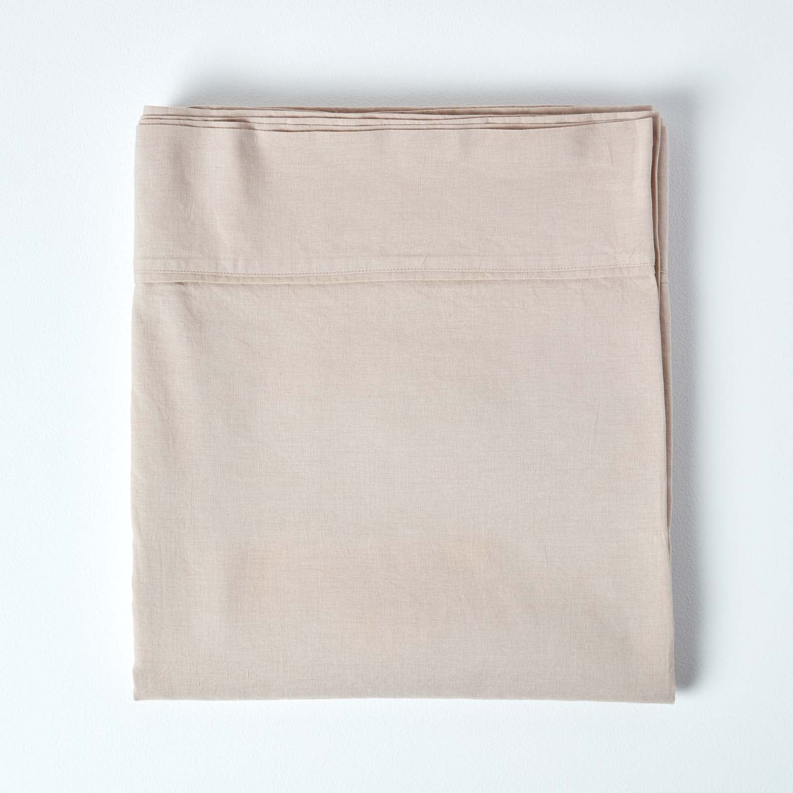 Luxury Linen Flat Sheet | Double | Natural