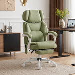 Vibration Massage Office Chair W/ Heat Reclining Function | Green