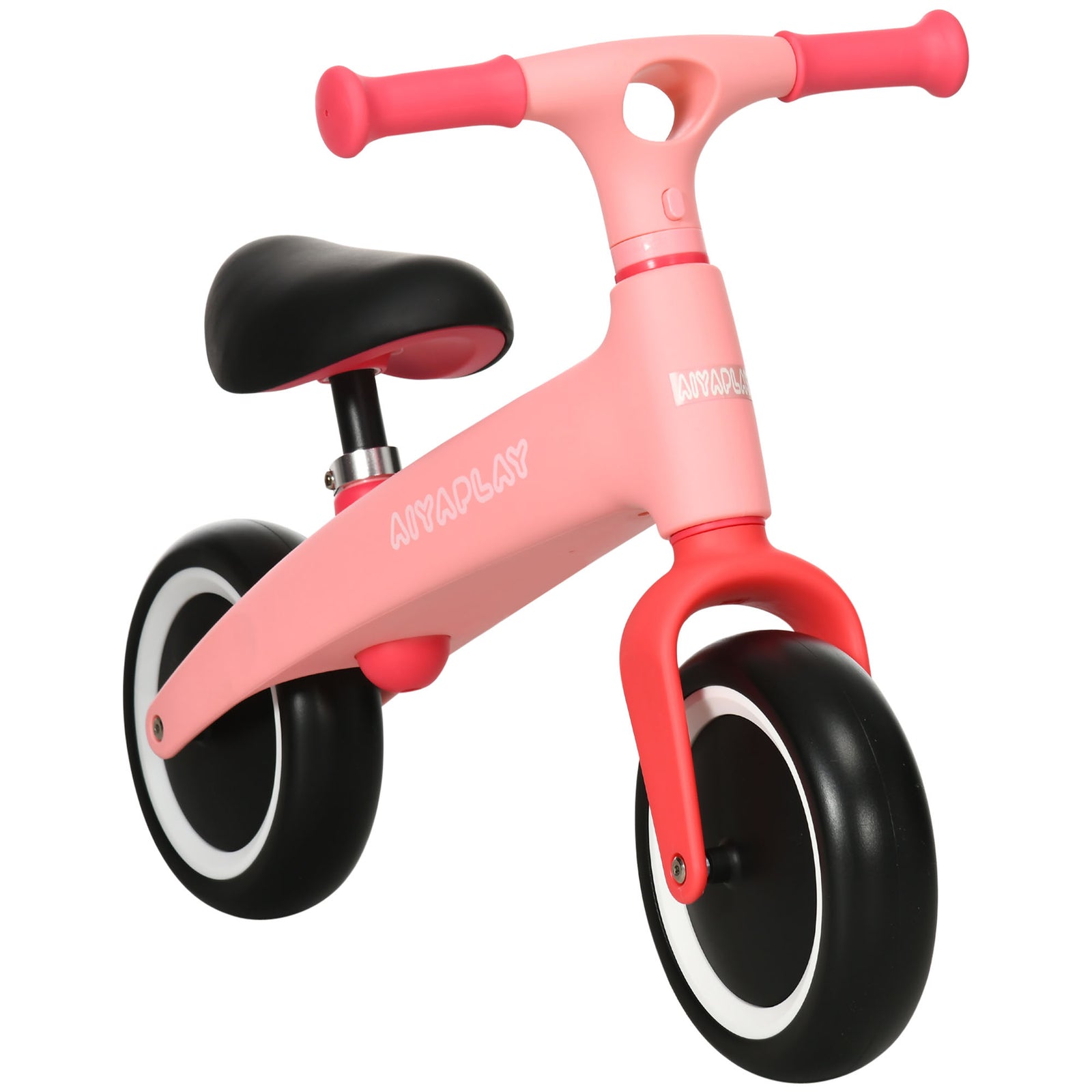 Baby Balance Bike W/adjustable Seat | Pink