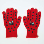 Children's Gardening Gloves With Red Ladybird Design | One Size | Red