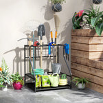 Garden Tool Storage Rack, 3-tier Garden Tool Rack