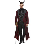 Mens Deluxe Devil Costume, Red | XL