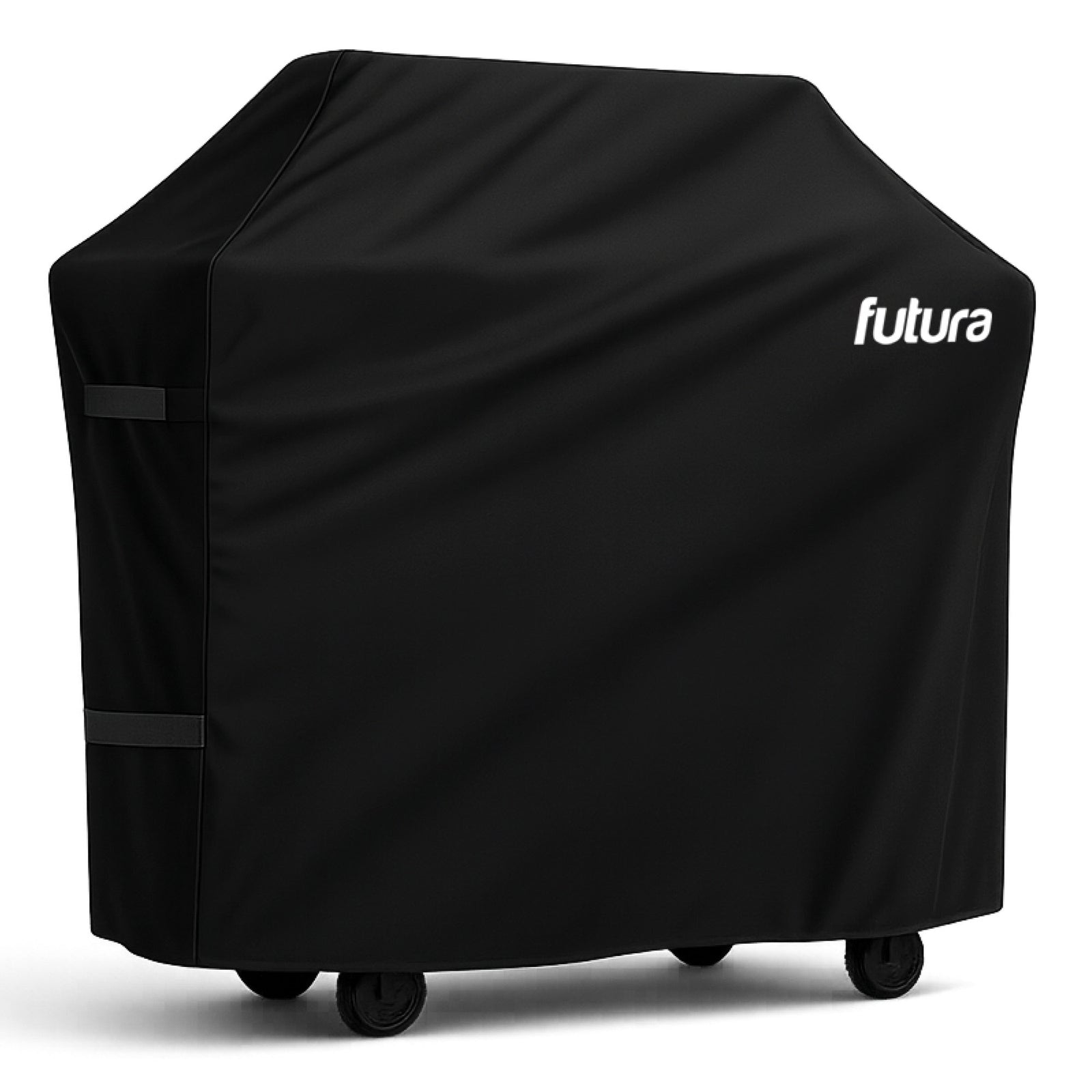 Premium Waterproof Bbq Cover Large Outdoor Barbecue Grills Cover 600d Oxford Fabric Uv Protection, Pvc Lining | 147cm | Black