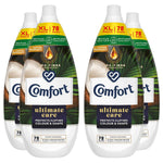 Ultimate Care Fabric Conditioner Coco Fantasy 1.18 Litre, 78 Washes | Set of 4
