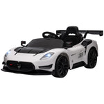 Maserati Gt2 Licensed 12v Electric Ride On Car W/ Remote | White