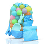 Nylon Toy Storage Bag And Play Mat Blue