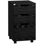 3 Drawer Storage Cabinet Under Desk With Wheels