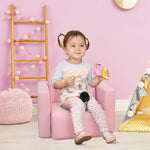 Kids Mini Sofa 2 In 1 Table Chair Set Children Armchair Seat Girl Boys | Pink