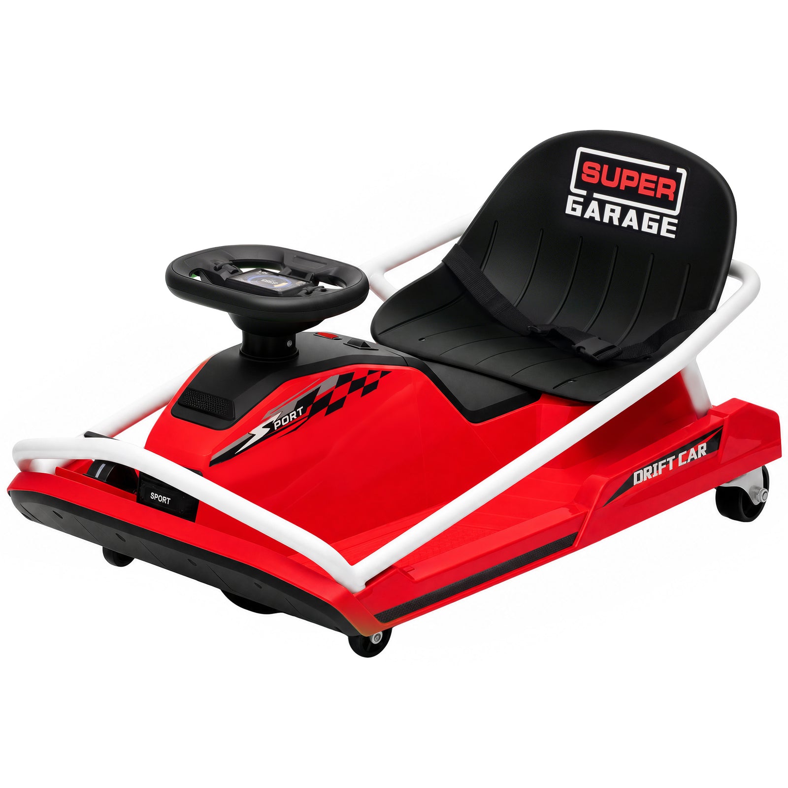 24v Electric Go Kart For Kids With Drift Mode, Soft Start | Red