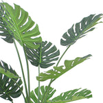 120cm Artificial Luxury Monstera Plant Black Pot