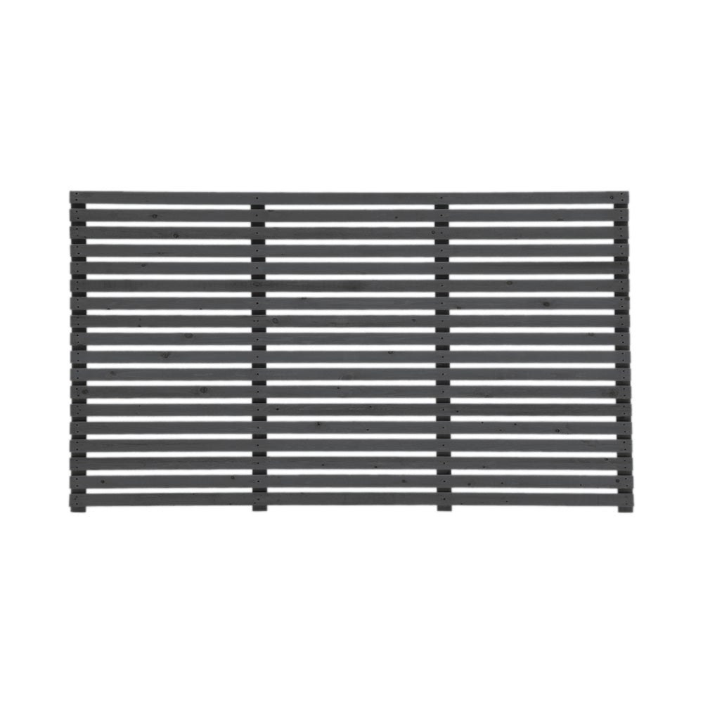 180cm W X 60/90/150/180/210cm H Garden Privacy Wooden Fence Panel, Solid Pine Slatted Outdoor Fence, Water-based Finish | 90cm
