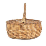 Wicker Two Tone Mini Shopper Basket