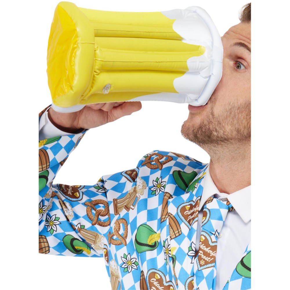 Beer Festival Inflatable Stein, Yellow