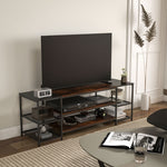 Tv Unit For Tvs Up To 60 Inches Shelves | Black