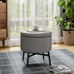 Contemporary Velvet Ottoman Metal Legs