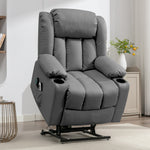 Sheridan Dual Motor Electric Riser Recliner With Massage And Heat | Grey