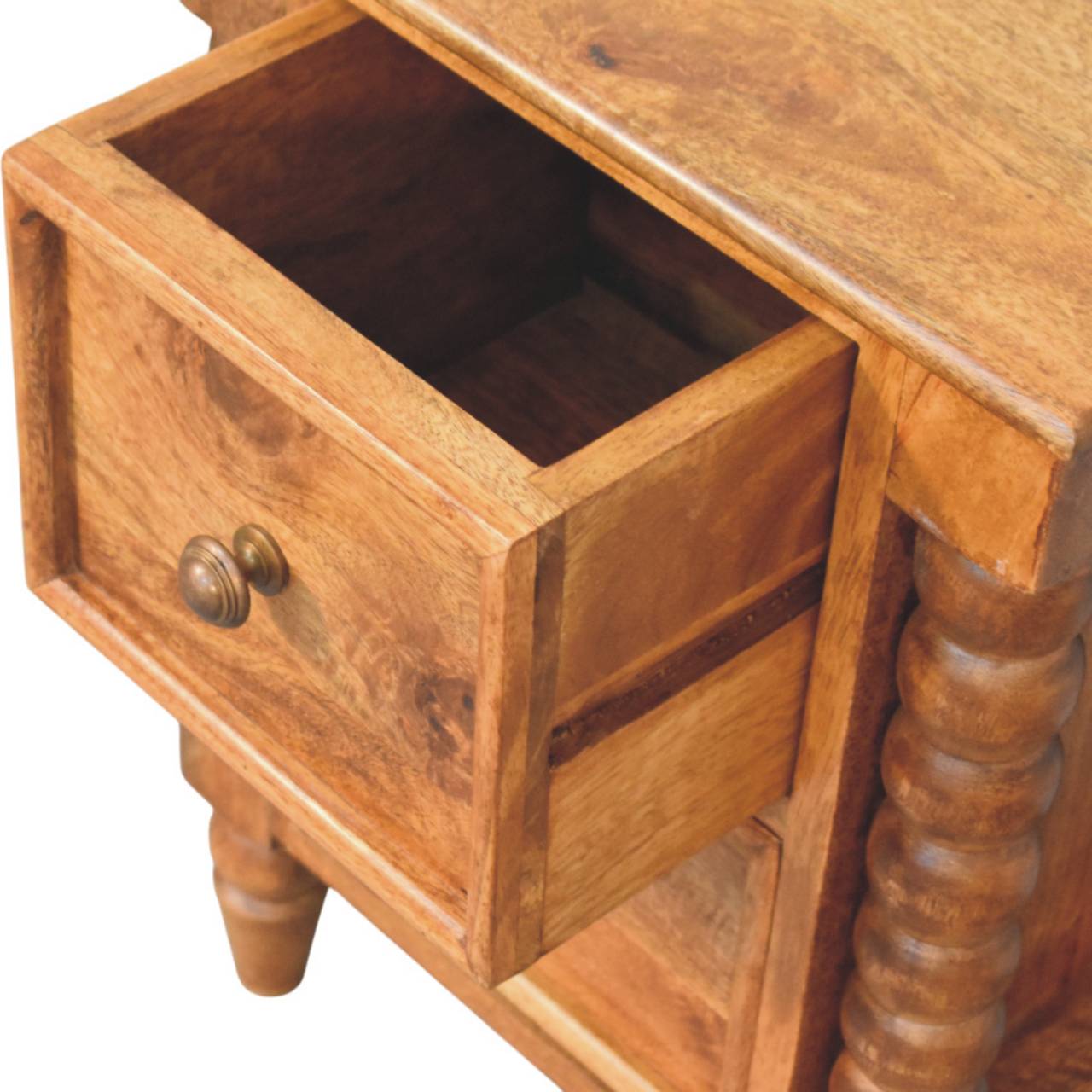 Barley Twist 2-drawer Bedside